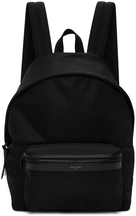 saint laurent black backpack